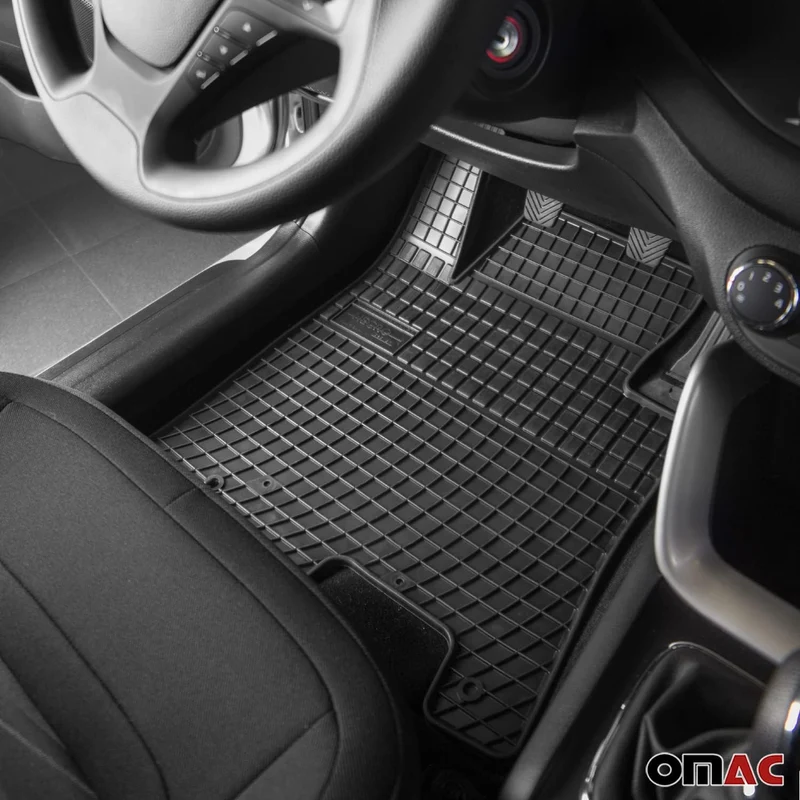 OMAC Fussmatten für Kia Sportage 2023-2026 Gummi 4tlg Schwarz Sportage 2023-2026 Fussmatten / Schwar