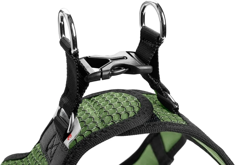 Hunter - Dog Harness Hilo Comfort. M, Green - (401673969801)