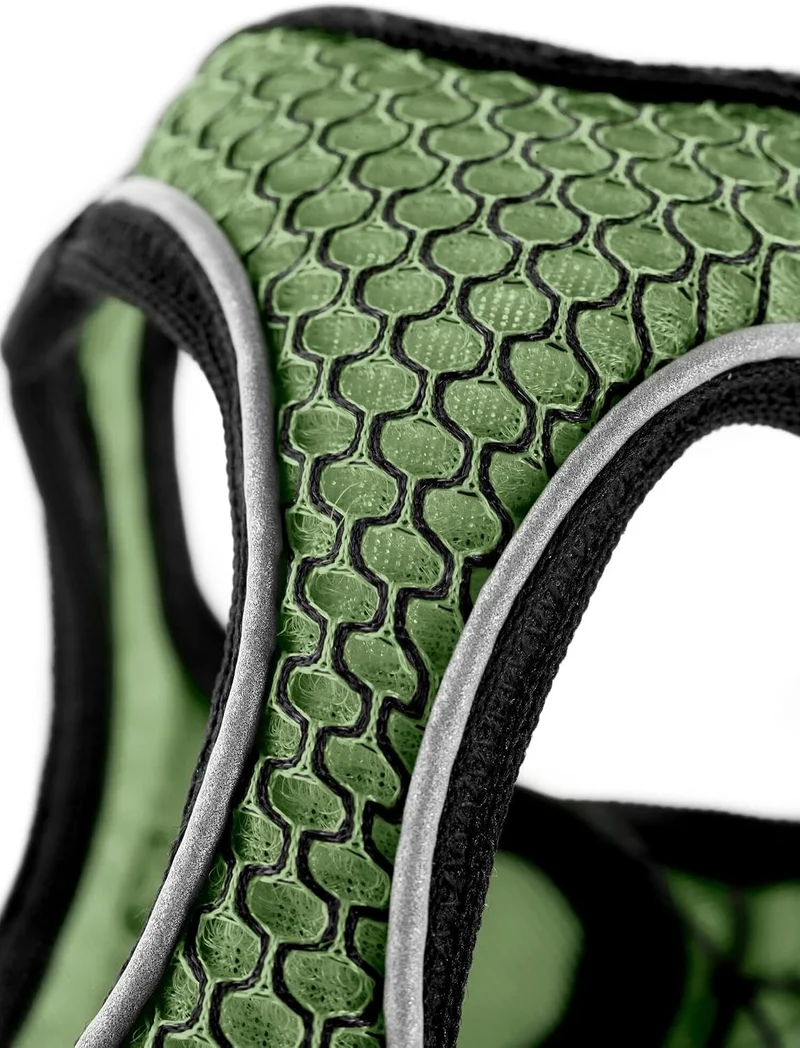 Hunter - Dog Harness Hilo Comfort. M, Green - (401673969801)
