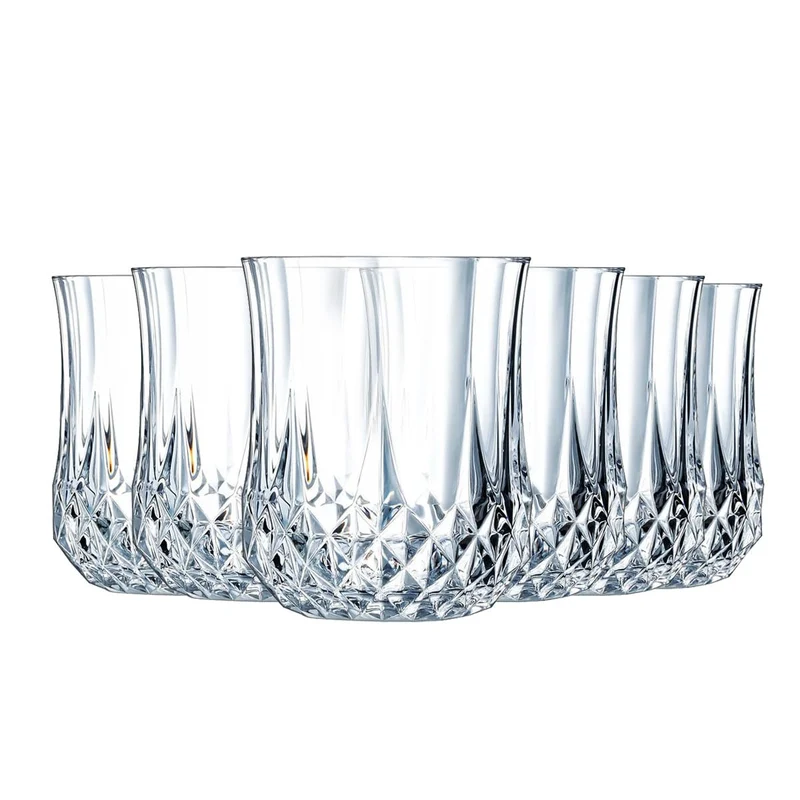 CRISTAL D'ARQUES PARIS Paris Longchamp Longfeld-Kollektion, 23 cl, glänzend, transparent und hochres