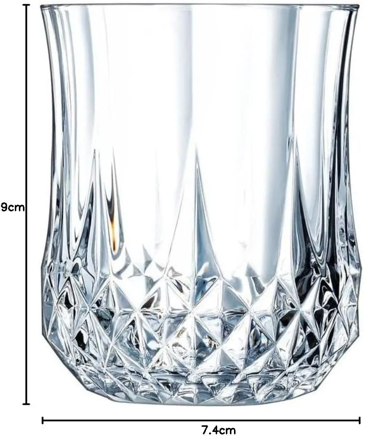 CRISTAL D'ARQUES PARIS Paris Longchamp Longfeld-Kollektion, 23 cl, glänzend, transparent und hochres