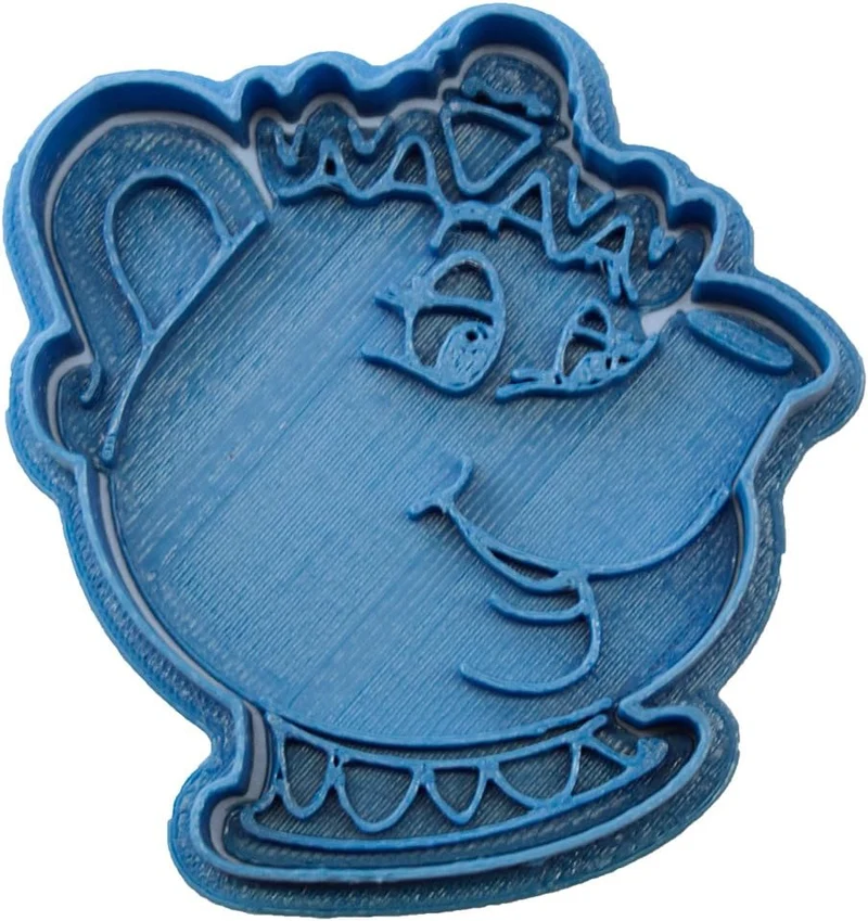 Cuticuter Bella Y Bestia Pack Ausstechform, Blau, 16 x 14 x 1.5 cm, 7 Stück