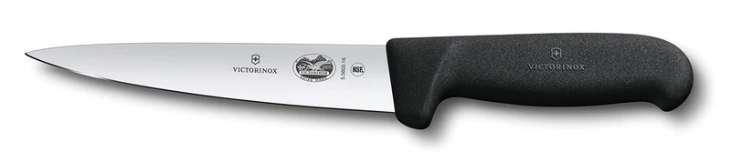 Victorinox Fibrox Kochmesser, Stechmesser, Extra Scharfe Klinge, Rostfreier Stahl, Spülmaschinengeei