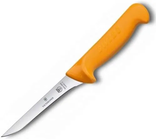Victorinox Küchenmesser Swibo Ausbeinmesser Normaler Schliff Schmal 16 cm Gelb, 16 cm Gelb