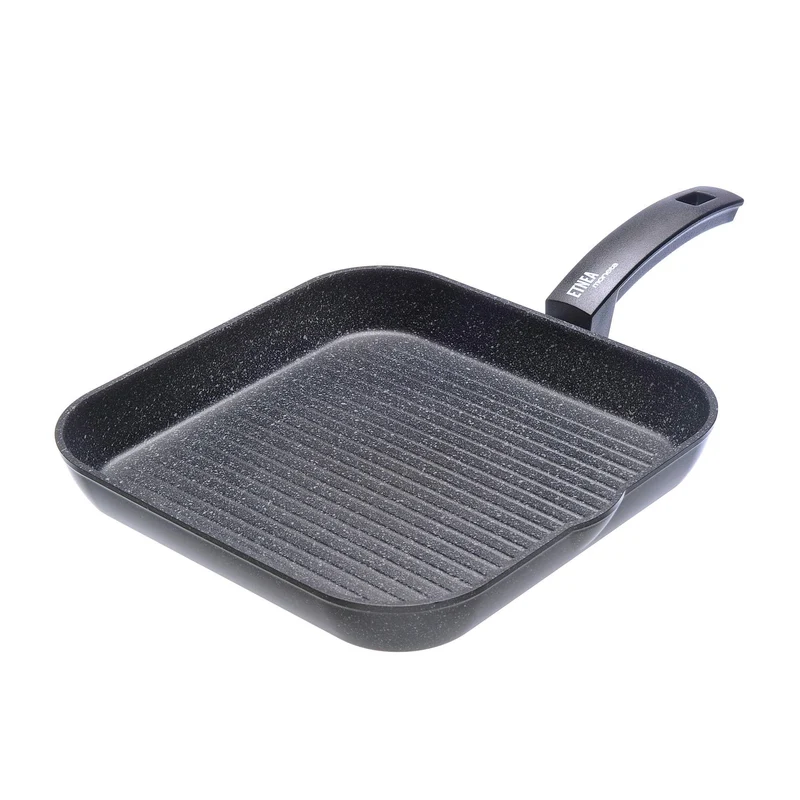 Moneta Etnea Grillpfanne 28x28cm, Aluminum, Schwarz, 28x28 cm