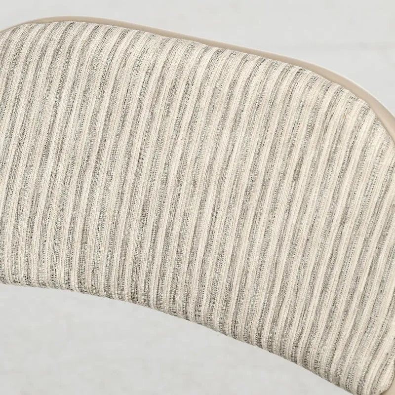 HOMCOM Klappstuhl mit Gepolsteter Rückenlehne 6er Set bis 120 kg Beige Stoff mit Leinenoptik (100% P