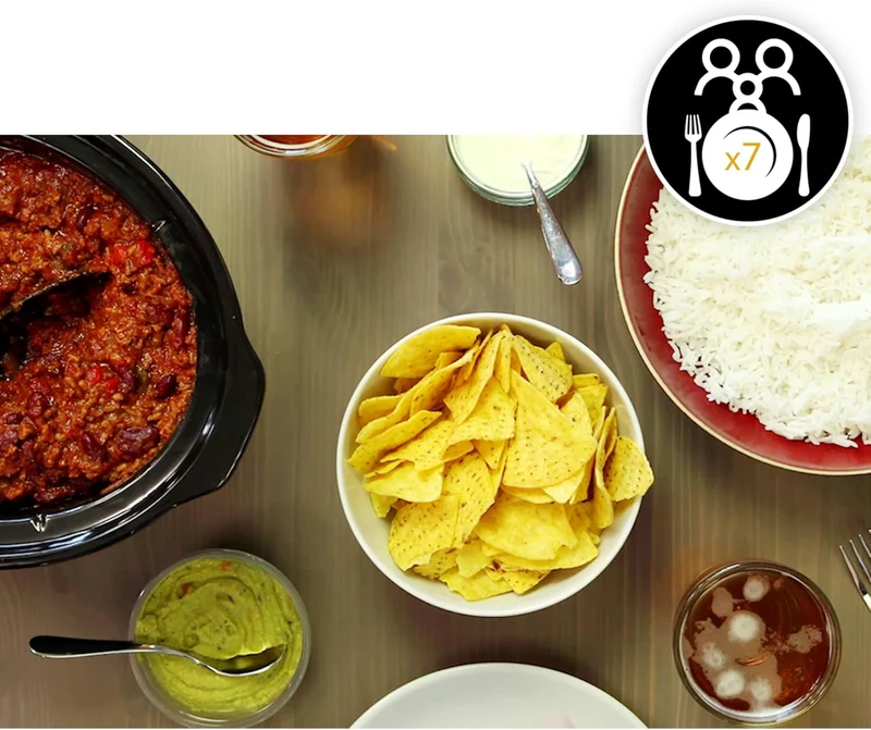 Crockpot, elektronischer Schongarer | 5,7 l (5–6 Personen) | programmierbar mit digitalem 20-Stunden