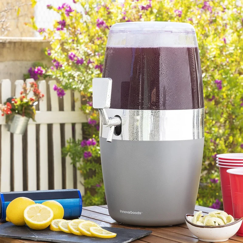 InnovaGoods | FREER Kühlmittel Getränkespender Kompatibler Biergriff | Farbe schwarz