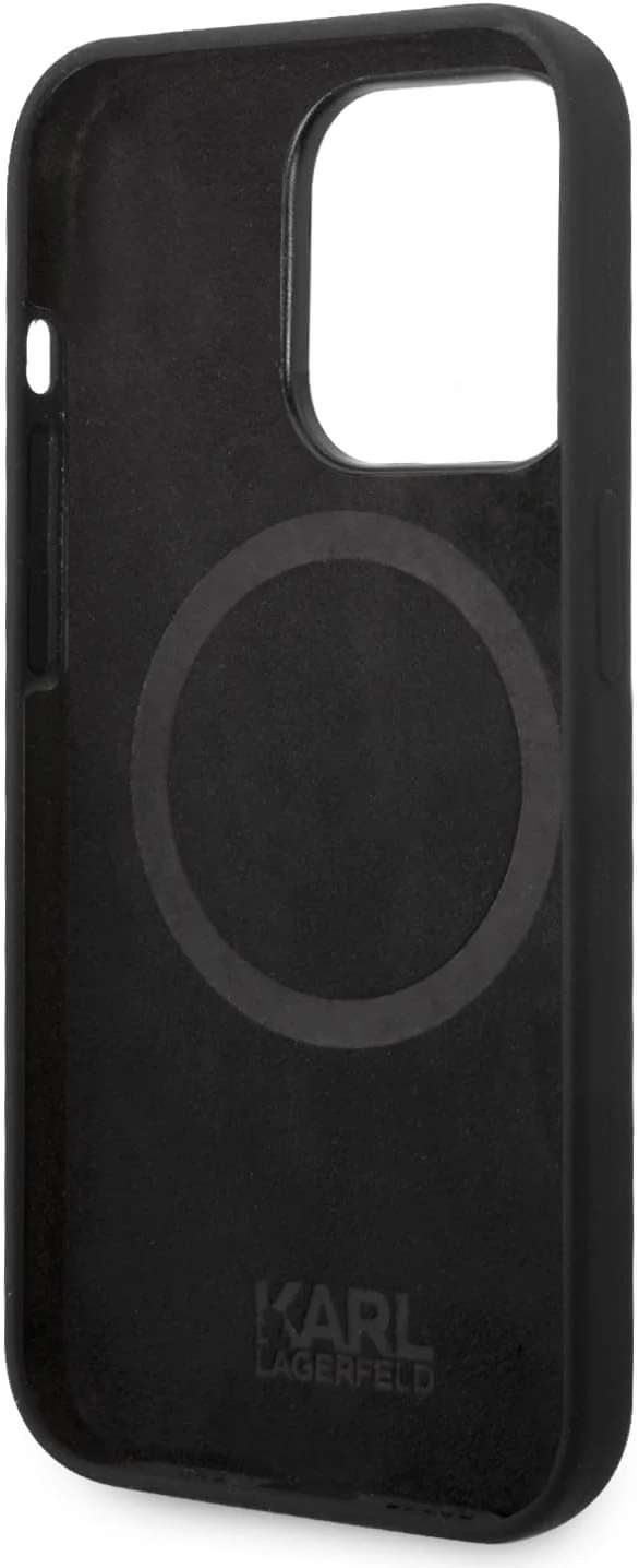 KARL LAGERFELD KLHMP14XSLKHBK Hülle für iPhone 14 Pro Max 6,7" hardcase Schwarz