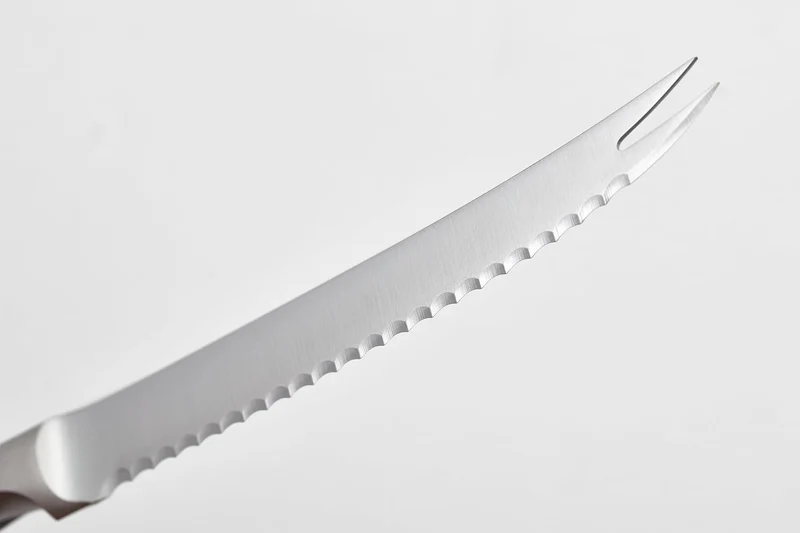 WÜSTHOF Classic Tomatenmesser 14 cm, Schwarz,silber 14 cm Tomatenmesser, 14 cm Tomatenmesser
