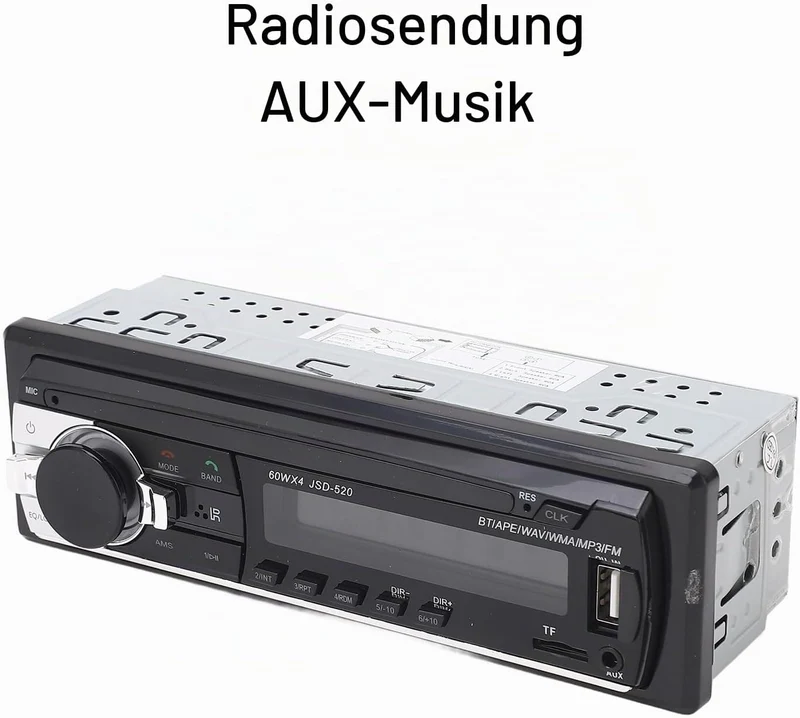 Multimedia-Autoradio-Empfänger, Autoradio-AI-Sprachsteuerungs-LED-Anzeige, Bluetooth-Freisprecheinri