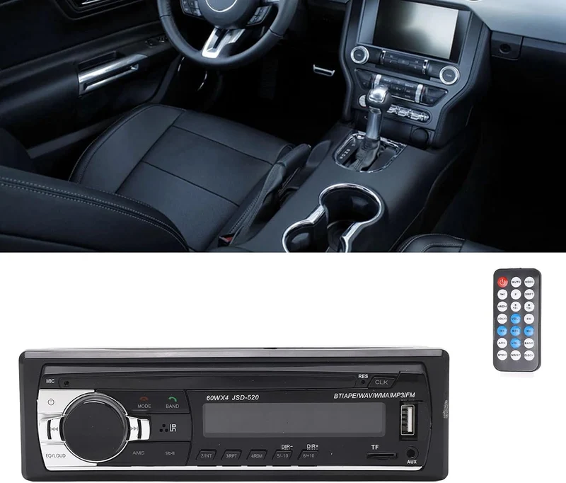Multimedia-Autoradio-Empfänger, Autoradio-AI-Sprachsteuerungs-LED-Anzeige, Bluetooth-Freisprecheinri