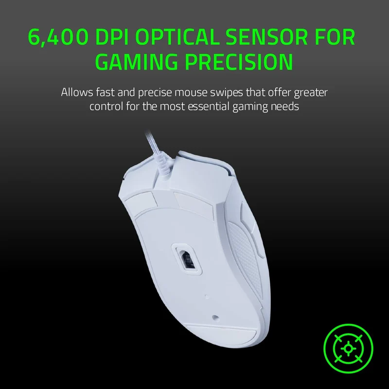 Razer Blackshark V2 X White Premium Esports Gaming Headset Weiss EInheitsgrösse & DeathAdder Essenti