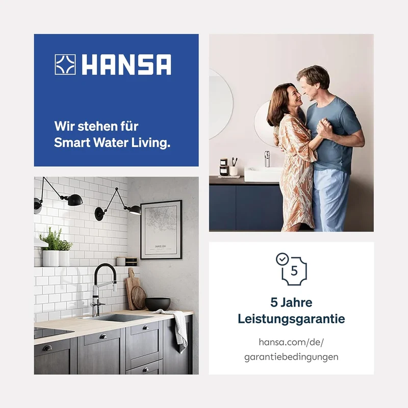 Hansa Brauseschlauch SILVERJET 54120200 200cm, verchromt