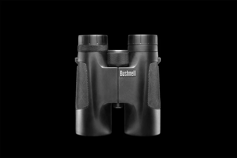 Bushnell Fernglas Powerview Mid Schwarz 10x42, Schwarz 10x42