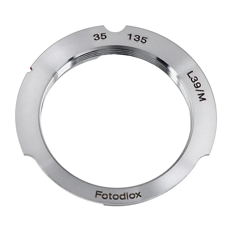 Fotodiox Lens Mount Adapter Compatible with M39/L39 (35/135mm Frame Line) Lenses on Leica M-Mount Ca