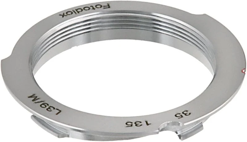 Fotodiox Lens Mount Adapter Compatible with M39/L39 (35/135mm Frame Line) Lenses on Leica M-Mount Ca