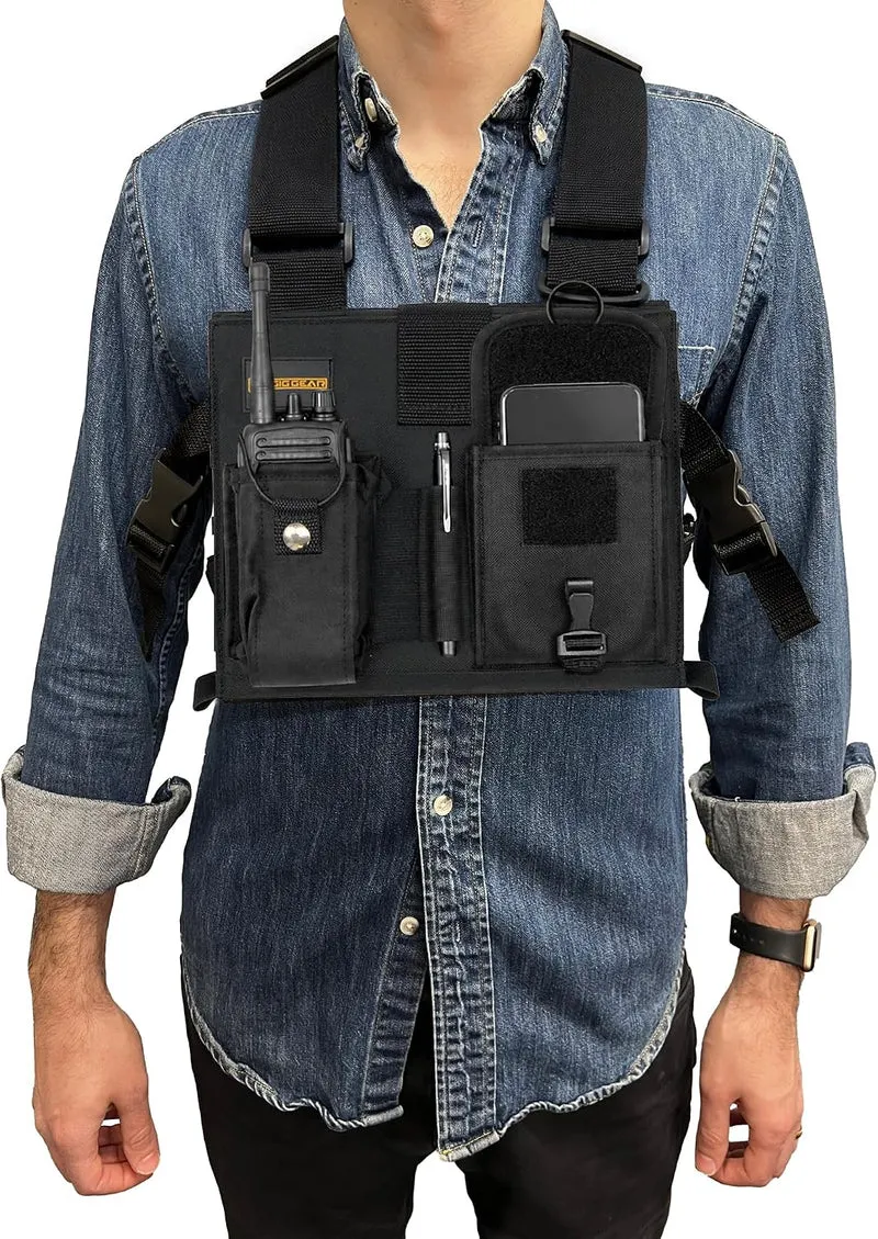 Gig Gear Tablet-Brustgeschirr für iPad und Samsung Tablets – robuste Tablet-Tragetasche mit Gurt und