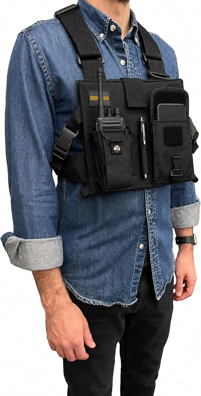 Gig Gear Tablet-Brustgeschirr für iPad und Samsung Tablets – robuste Tablet-Tragetasche mit Gurt und
