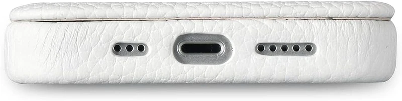 Mobiskin Hülle kompatibel mit Apple iPhone 14 (6,1 Zoll), Handyhülle mit echtem Leder, Case, Schutzh