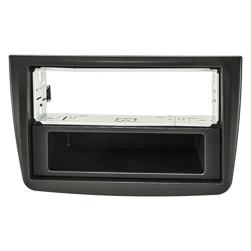 tomzz Audio 2402-041 Radioblende Metallschacht kompatibel mit Alfa Romeo Mito 955 ab 2013 schwarz
