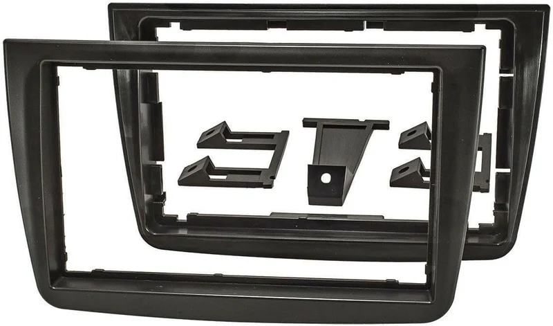 tomzz Audio 2402-041 Radioblende Metallschacht kompatibel mit Alfa Romeo Mito 955 ab 2013 schwarz