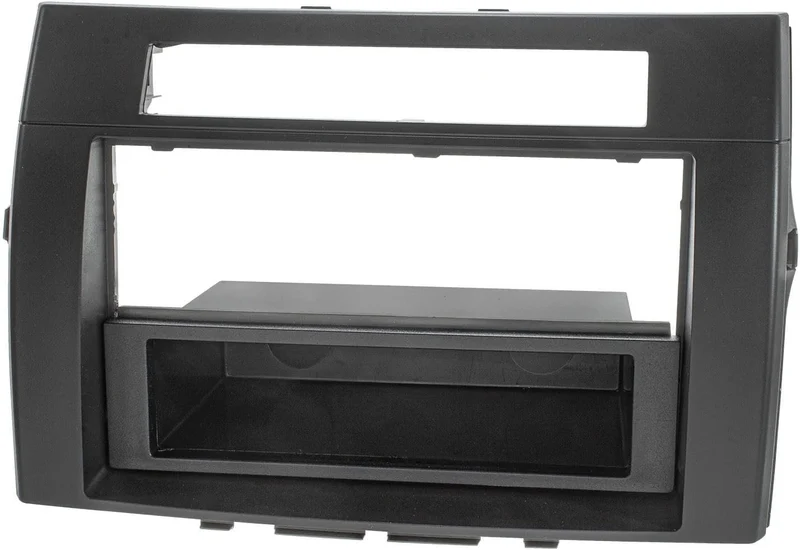 tomzz Audio 2455-081 Radioblende Metallschacht kompatibel mit Toyota Corolla Verso ZER/ZZE 2004-2009