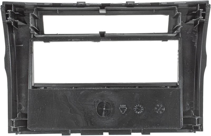 tomzz Audio 2455-081 Radioblende Metallschacht kompatibel mit Toyota Corolla Verso ZER/ZZE 2004-2009