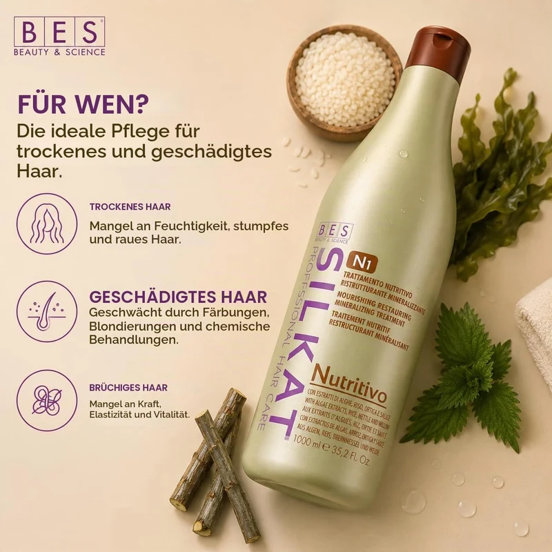 BES Silkat Nutritivo Shampoo N1 1000ml