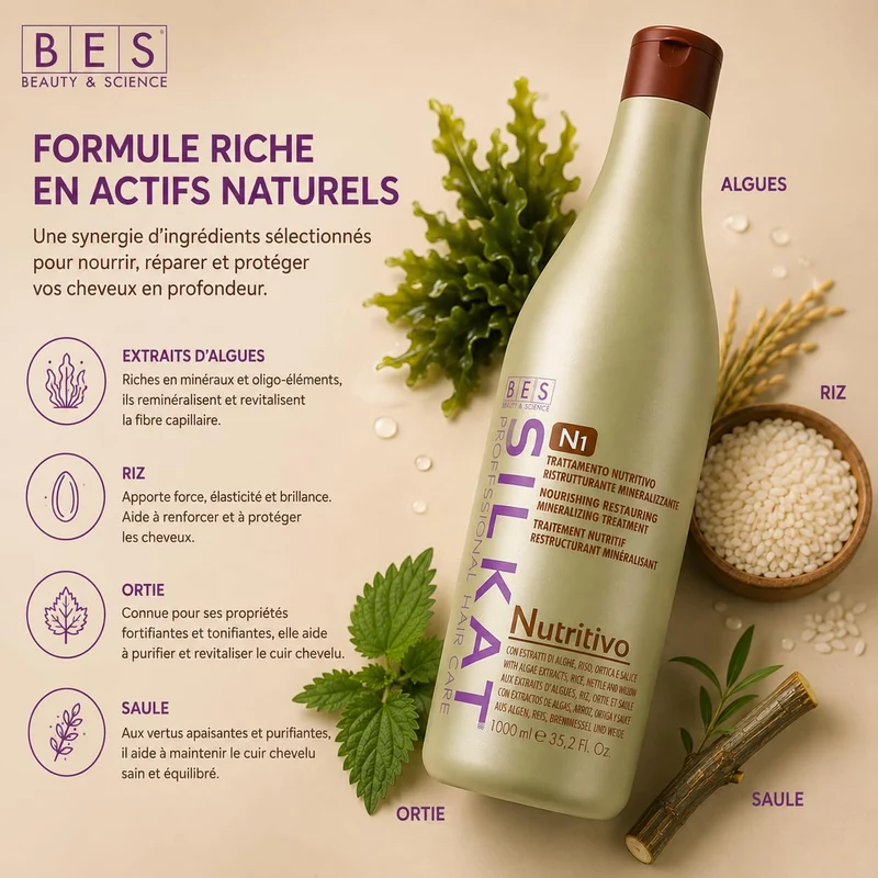 BES Silkat Nutritivo Shampoo N1 1000ml