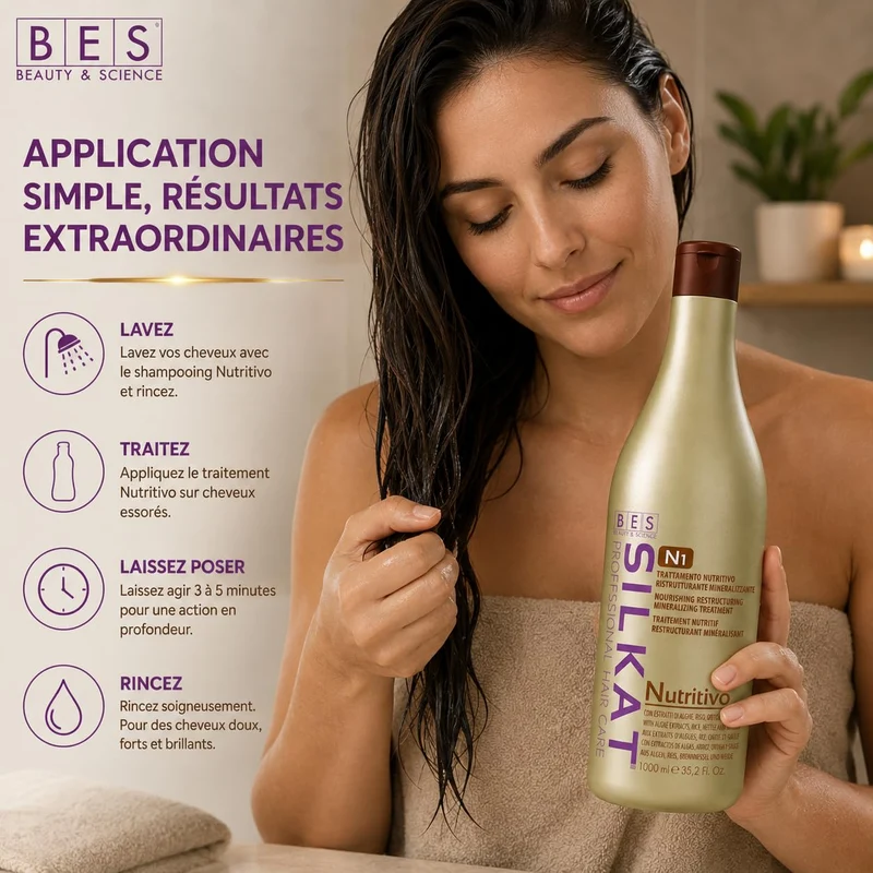 BES Silkat Nutritivo Shampoo N1 1000ml