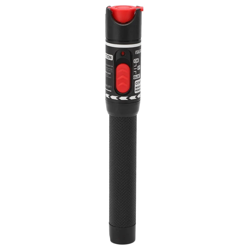 Goshyda Visueller Fehlerorter, 50 MW 50 Km VFL Glasfaserkabeltester Rotlicht-Stifttester für 2,5-mm-