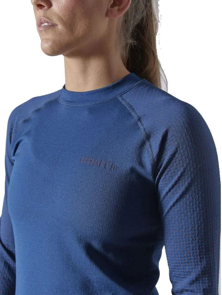 Craft Damen ADV Warm Fuseknit Intensity Ls W Oberteile L Beat/Peak, L Beat/Peak