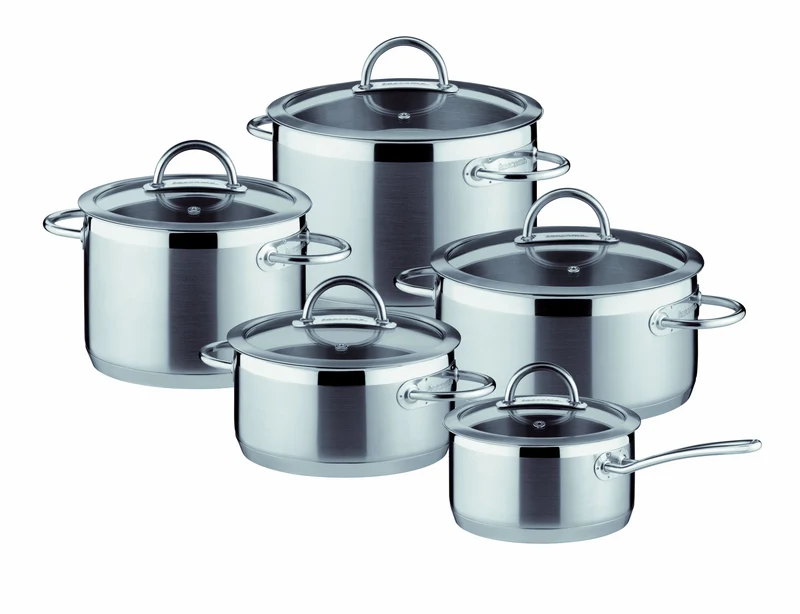 Tescoma Kochgeschirr-Set, Edelstahl, Silber, 52.2 x 29 x 23.8 cm