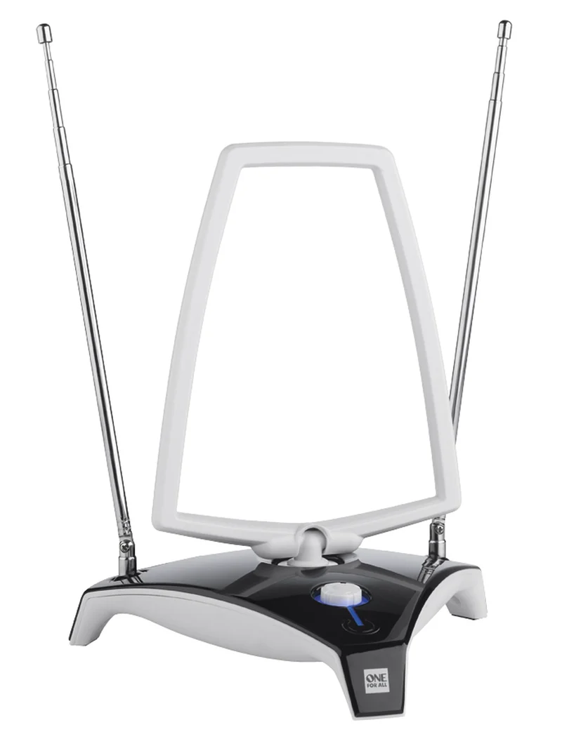 One for All for All – 3G/4G/5G-blockfilter - DVB-T2 Zimmerantenne Digital-TV in Full HD Drehbar und