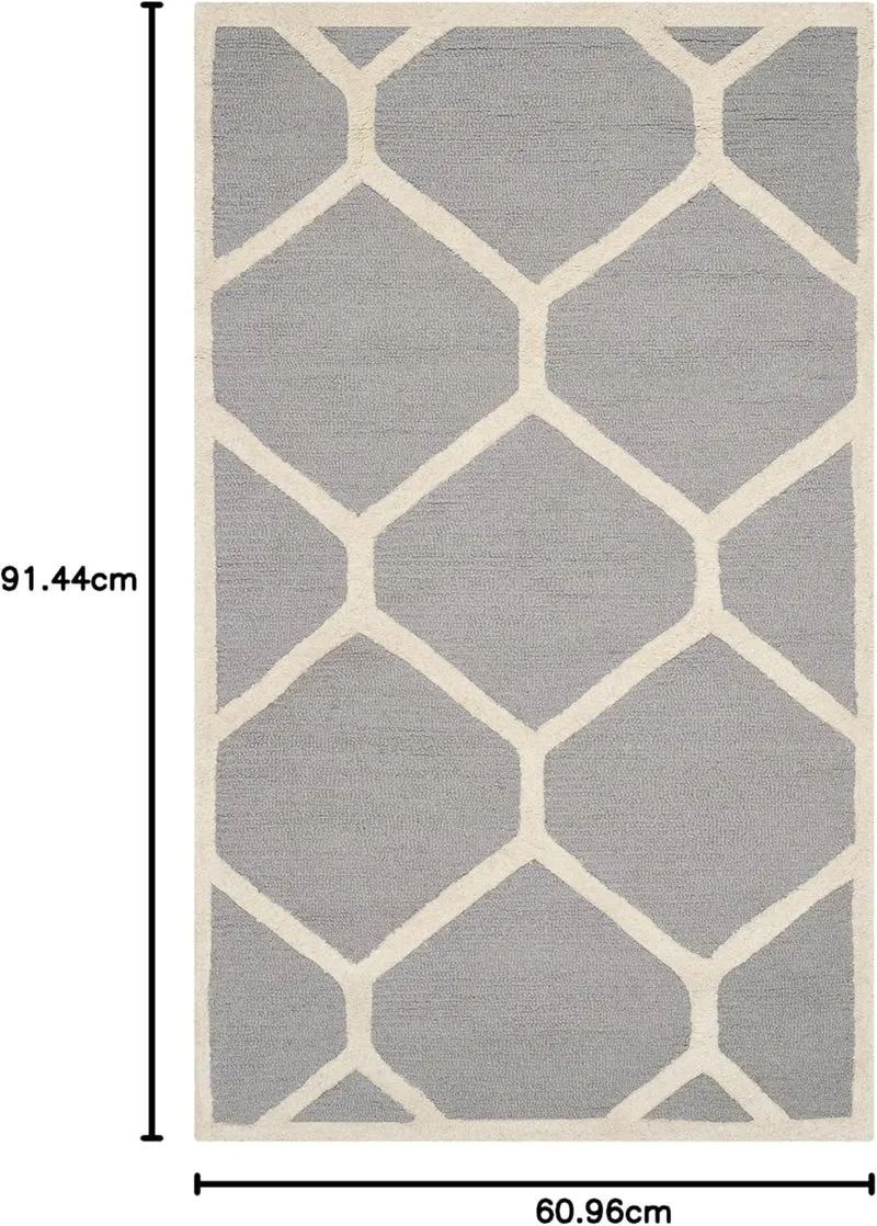 SAFAVIEH Modern Teppich für Wohnzimmer, Esszimmer, Schlafzimmer - Cambridge Collection, Kurzer Flor,