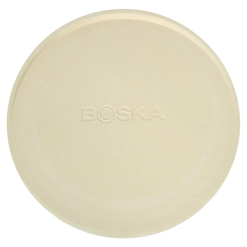 Boska Pizzastein Deluxe L/Für Backofen und Grill/Pizzen in Steinofenqualität/Schöner erhöhter Rand/C