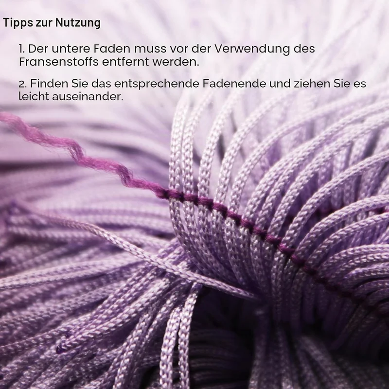 Yalulu 10 Meter Länge 30cm Breite Quaste Schnittfranse Fransen Geschnitten Fransenborte DIY Trimmen