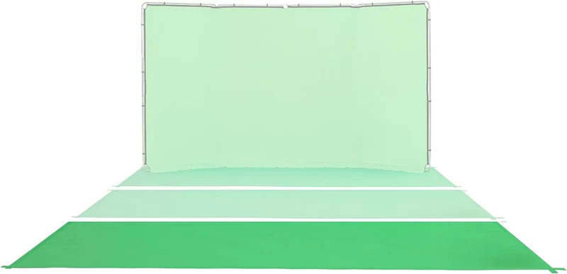 Manfrotto Vinyl Floor Strip 1.37m x 4m Chroma Key Green, Grüne Leinwand, Modulare Streifen, Matte Ob