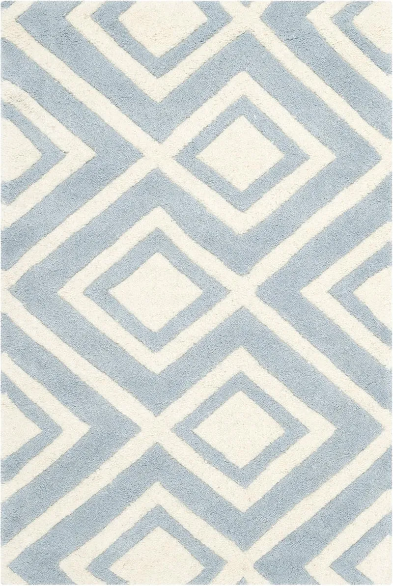 SAFAVIEH Zeitgenössische Teppich für Wohnzimmer, Esszimmer, Schlafzimmer - Chatham Collection, Kurze