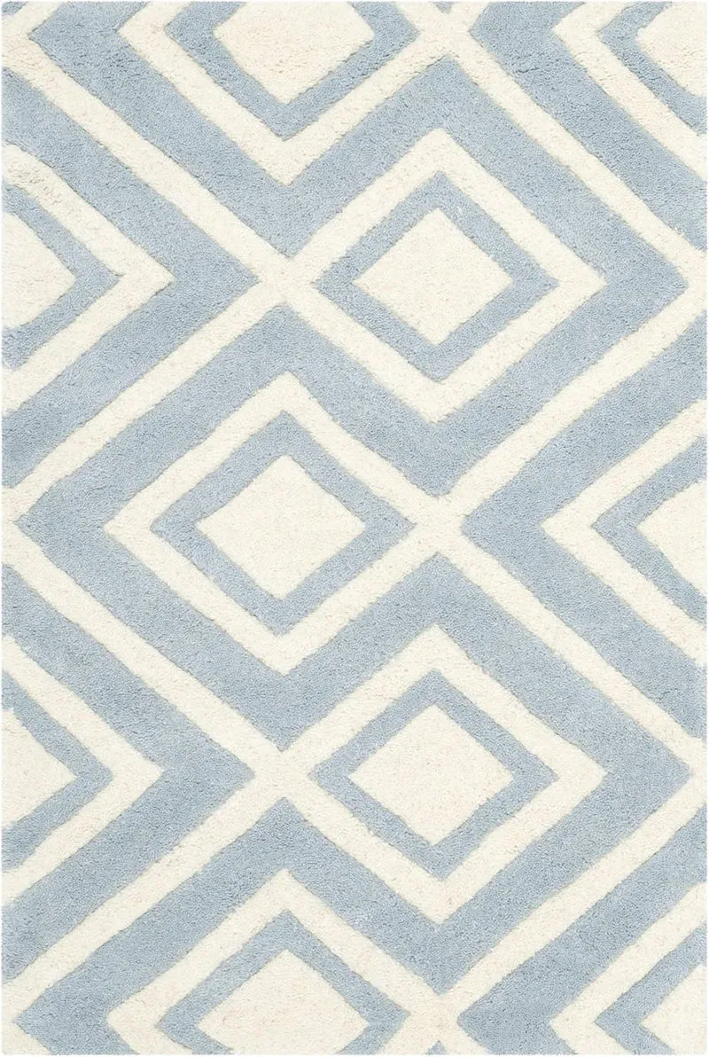 SAFAVIEH Zeitgenössische Teppich für Wohnzimmer, Esszimmer, Schlafzimmer - Chatham Collection, Kurze