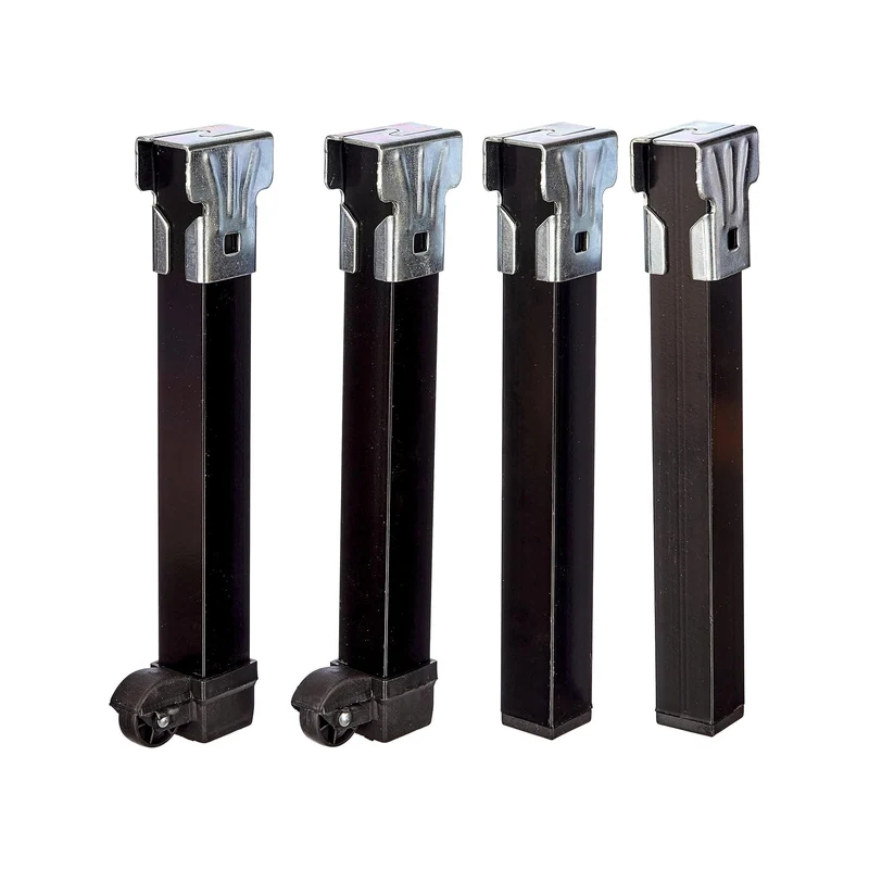 IMEX EL ZORRO Set mit 4 Lattenrosten mit Rollen, Metall, neutral, 39x5x3 cm
