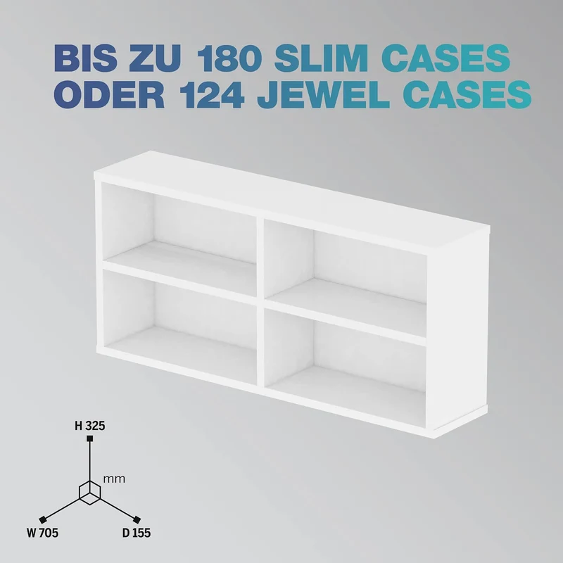 Glorious CD Box 180 White