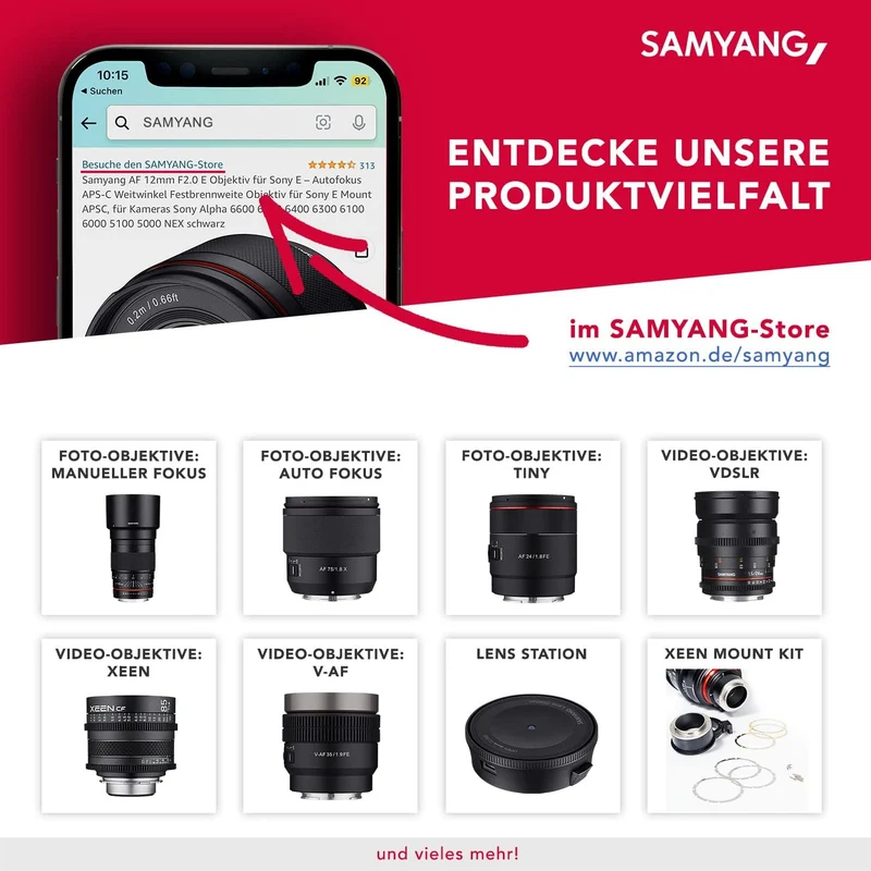 Samyang AF 135mm F1.8 FE für Sony E – Autofokus Vollformat & APS-C Teleobjektiv, lichtstarke Festbre