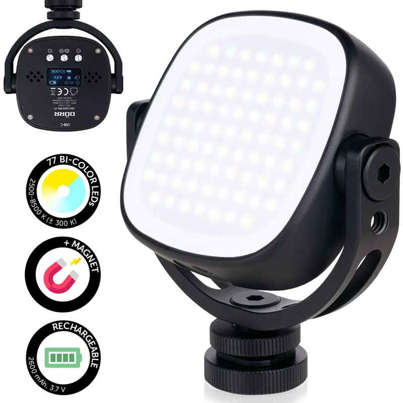 Dörr MVL-77 LED Videoleuchte Anzahl LEDs=77 Bi-Color