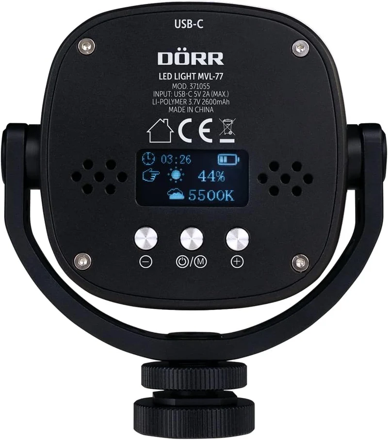 Dörr MVL-77 LED Videoleuchte Anzahl LEDs=77 Bi-Color