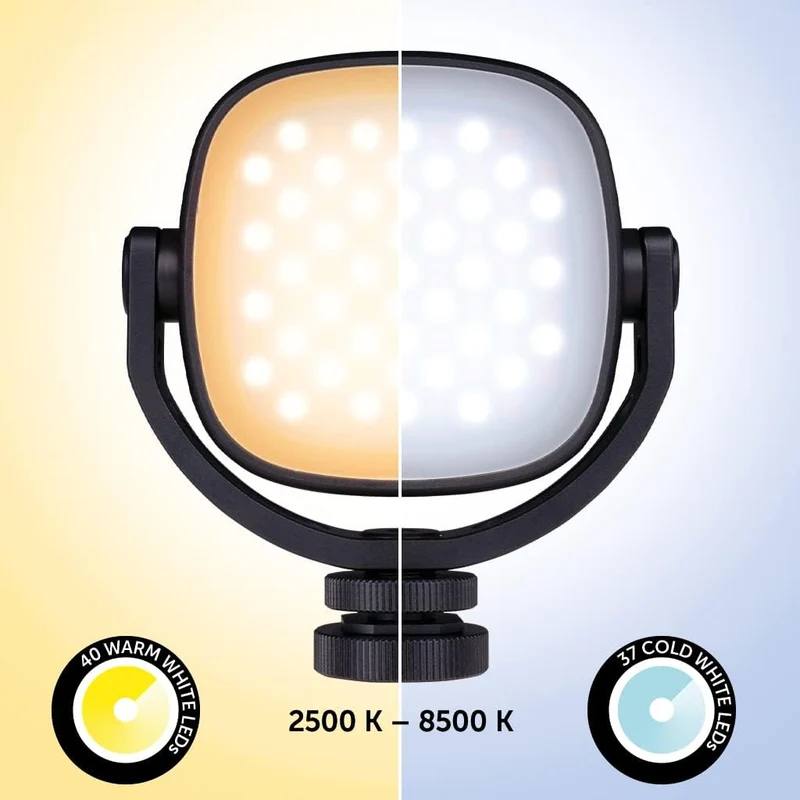 Dörr MVL-77 LED Videoleuchte Anzahl LEDs=77 Bi-Color