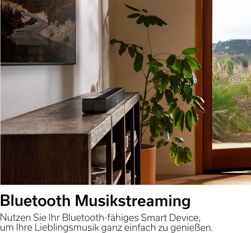 Denon DHT-S517 3.1.2 Dolby Atmos Soundbar System Mit Kabellosem Subwoofer, HDMI EARC Und Bluetooth,
