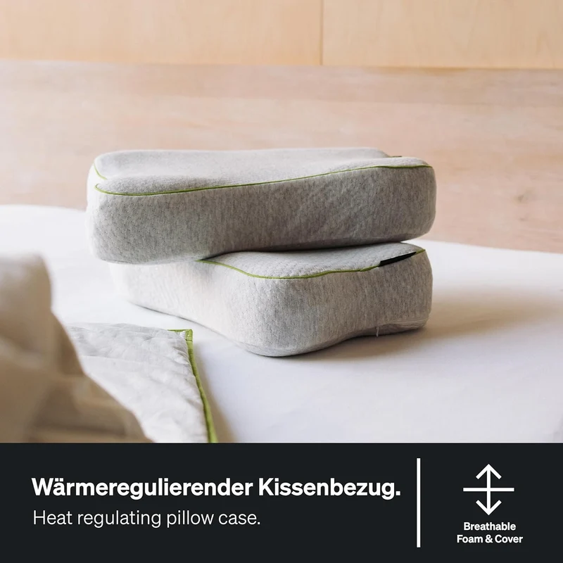BLACKROLL® Pillow CASE Climate, Wärmeregulierender Kissenbezug, 30 x 50 cm für das Recovery Pillow,