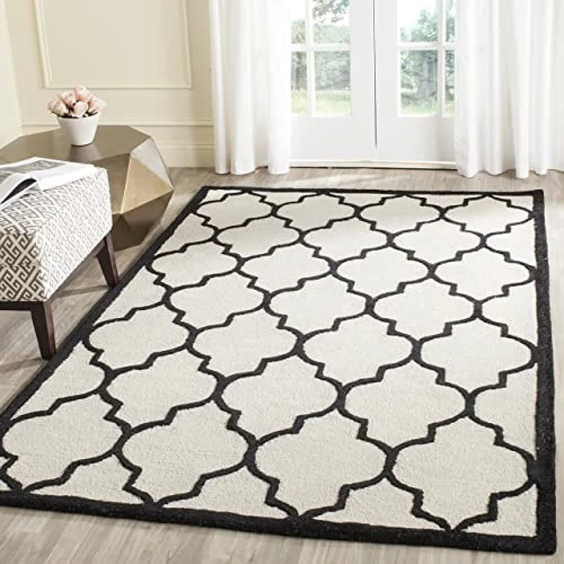 SAFAVIEH Spalier Teppich für Wohnzimmer, Esszimmer, Schlafzimmer - Cambridge Collection, Kurzer Flor